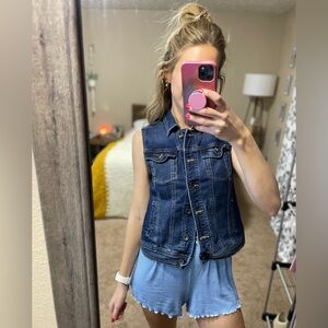 Target denim vest